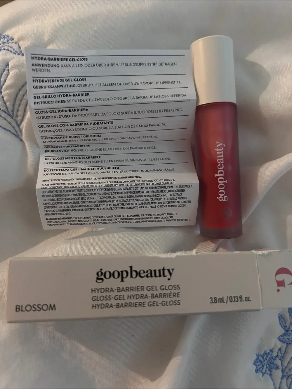 Goop Hydra-Barrier Gel Gloss - Blossom (Light Pink)